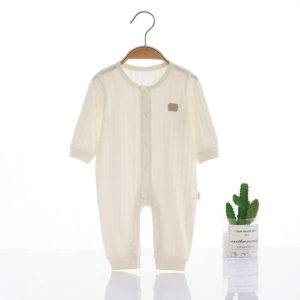 Summer Bear Baby bodysuit thin pure cotton
